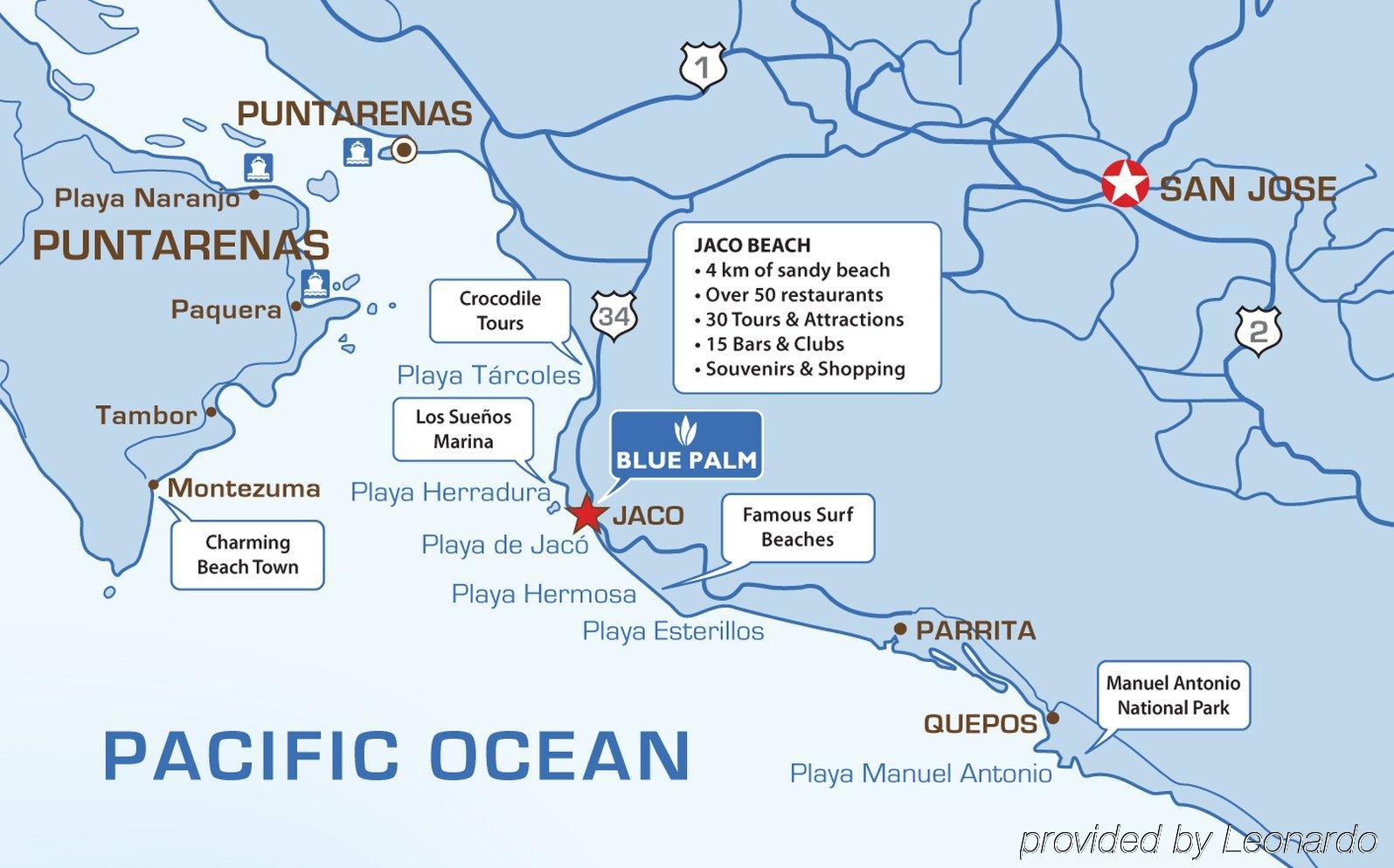 Blue Palm Hotel Jaco Ngoại thất bức ảnh